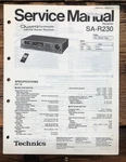 Technics SA-R230 Receiver Service Manual *original*. Fixed Price $24.97.