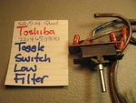 Toshiba 2214650300 Toggle Switch SA-504 Quad Stereo Receiver. Fixed Price $10.97.