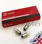 Genuine Lucas Classic Motorcycle Pilot Light Bulb 6V 4W BA9S - LLB293. Fixed Price $8.19.