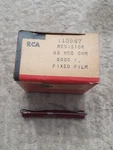 Nos Rca 113947 66 Megohm Resistor 6000 Volt Fixed Film 2%. Fixed Price $8.99.