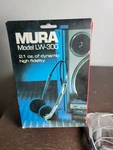 Rare Vintage Mura LW-300 Stereo Headphones, Brand New. Fixed Price $119.99.
