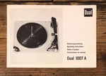 Dual Model Turntable Owners / User Manual *original*. Fixed Price $24.97.