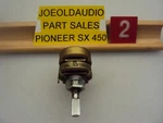 Pioneer SX-450 Base Or Treble Control P/n ACV-180-0-100K Tested Parting Out. Fixed Price $17.50.