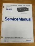 Philips N2535-44 Cassette Tape Recorder Deck Service Manual Original Oem Vintage. Fixed Price $19.99.