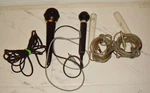 Pioneer Uni-directional 600 Ohm Dynamic DM-02 + 3 Sony F-27, F-96 Microphones. Fixed Price $24.65.