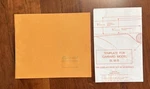 Garrard Synchro-lab 95B Instruction Manual Template Component Series '69. Fixed Price $30.00.