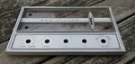 Orig 1963 Rca Model 4VF349 Stereo Console Dual Glass Dial Plate & Frame Bezel. Fixed Price $44.50.