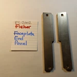 Fisher Faceplate End Caps RS-2002 RS-2003 RS-2004A Stereo Receiver. Fixed Price $9.87.