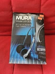Vintage Mura LW-300 Headphones Dynamic High Fidelity New Box Sealed Nos. Fixed Price $49.99.