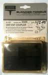 Blonder Tongue Vhf-uhf 300 Ohm Antenna Coupler, # 3325, New Old Stock. Fixed Price $8.00.