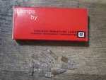10 Chicago Miniature 120PS Lamps Light Bulbs 120V .025A Wire Leads. Fixed Price $10.00.