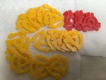 Vintage Recoton 45 Rpm Vinyl Record Adapters Plastic 15 Yellow 3 Red. Fixed Price $14.95.