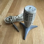 *read* Vintage Philips Stereo Rocket Microphone EL3752/01 Untested As-is. Fixed Price $24.99.
