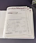 Lot Of 50 Original Technics Service Manuals 1980'S Su Receivers & St Tuners. Fixed Price $189.00.