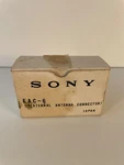 Vintage Sony EAC-6 External Antenna Connector Original Box Manual Nos. Fixed Price $19.00.