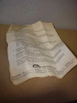 Vintage Pts Tv Tuner Analyst - Model 2001 Television One Sheet Direction. Fixed Price $6.50.