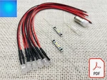 Onkyo TX-2500 TX-1500 Led Lamps Bulbs Lights Blue Instructions. Fixed Price $39.50.