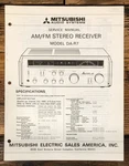 Mitsubishi DA-R7 Receiver Service Manual *original*. Fixed Price $39.97.