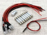Fisher RS-1056 RS-1058 Replacement Front Led Lamps Bulbs Lights Kit Set Upgrade. Fixed Price $29.50.