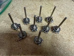 Lot Of 9 RV3AUFK153B 15K Ohm 0.5W Rotary Potentiometers Panel Mount Long Shaft. Fixed Price $44.95.