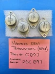 Oem, Marantz (2SC897) Transistors, Used Original. Fixed Price $130.00.