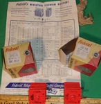 2-VINTAGE Nos Federal 300MA Selenium Rectifiers W/orig. Cartons Cat. 1090A. Fixed Price $24.99.
