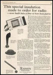 1925 American Hard Rubber New York City Radion Insulation Vintage Print. Fixed Price $11.70.