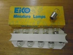 Nos! Eiko 63 Miniature Lamps Box Of 10 Automotive Bulbs Dc. Fixed Price $16.50.