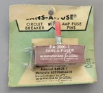 Vintage Workman Electronic Sans Fuse Circuit Breaker Fa 2000-1 136-66 84B28-7. Fixed Price $5.49.