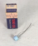 Nos Vintage Tung-sol TS-1067 Blue Pnp Germanium Transistor. Fixed Price $9.99.