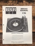 Bsr C116 C-116 Record Player / Turntable Service Manual *original*. Fixed Price $19.97.