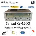 Sansui G4500 Rebuild Restoration Recap Upgrade Kit Fix Repair Capacitor. Fixed Price $165.00.