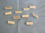 Lot Of RC1042420 Edge Connectors. Qty. 10. Pin, 100 Mil Pitch. New Old Stk. Fixed Price $19.99.