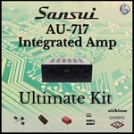 Sansui AU-717 Integrated Amp Ultimate Upgrade Kit Genuine Parts Restoration. Fixed Price $160.00.
