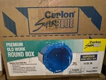 (24 Pack) Carlon BH614R 3.5 In. Cu. Hard Shell Pvc Round Electrical. Fixed Price $84.99.