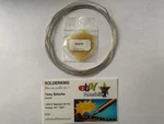 .031 - Silver Solder Alloy 5% 8 Feet (96") Length Kester Free Flux. Fixed Price $5.99.