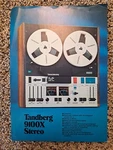 Orginial Tandberg 9100X Stereo Tape Deck Dealer Spec Sheet Ad Reel To. Fixed Price $10.00.