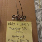 Akai X-1800SD Reel To Left/right Microphone Jack Plug -parting Out All. Fixed Price $14.95.