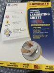 C-line 65004 Cleer Adheer Self-adhesive Laminating Film, 2 Mil, 9-INCH X.... Fixed Price $45.00.