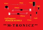 Philips Magnavox 715T2454-1 715T2454-2 Repair Parts Kit. Fixed Price $16.99.