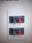 Leviton White 1-GANG Audio/video Wall Plate 2PK 40952-2PW. Fixed Price $21.21.