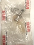 Vtg Rca On/off Knob Silver Plastic Replacement Part For Crt Tube Tv 117569 Nos. Fixed Price $19.50.
