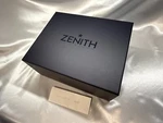 Genuine Zenith Chronomaster Watch With Travel Case Navyblue Inner Outer Box. Fixed Price $260.00.