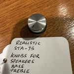 Realistic STA-75 Volume/ Balance/ Bass/ Treble Knob Excellent Condition. Fixed Price $14.95.