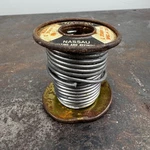 Vtg Nassau Rosin Core Solder Spool - 9 Oz Spec. At 7241. Fixed Price $38.95.