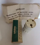 Webcor Catalog No. A-1922 Adapter Spindle Stacking 45 Rpm Record Changer Vintage. Fixed Price $22.75.