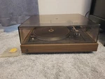 Vintage Dual 1257 Automatic Belt Drive Turntable Wood Base Dust Cover. Fixed Price $200.00.