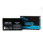Emerson 40 Battery UB6120 6V 12AH Sealed Lead Acid Sla Agm. Fixed Price $25.99.