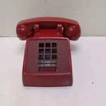Vtg Oem Western Electric Red Push Button Phone Body Trim Plate Hand Set N.o.s.. Fixed Price $80.00.