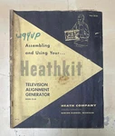 Vintage Original 1959 Heathkit Television Generator Model TS-4A Assembly Manual. Fixed Price $16.95.